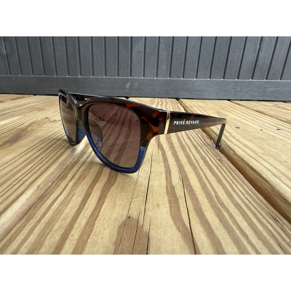 Prive Revaux The Harlow Polarized Tortoise Square Women's Sunglasses 57-18-140